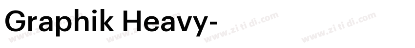 Graphik Heavy字体转换